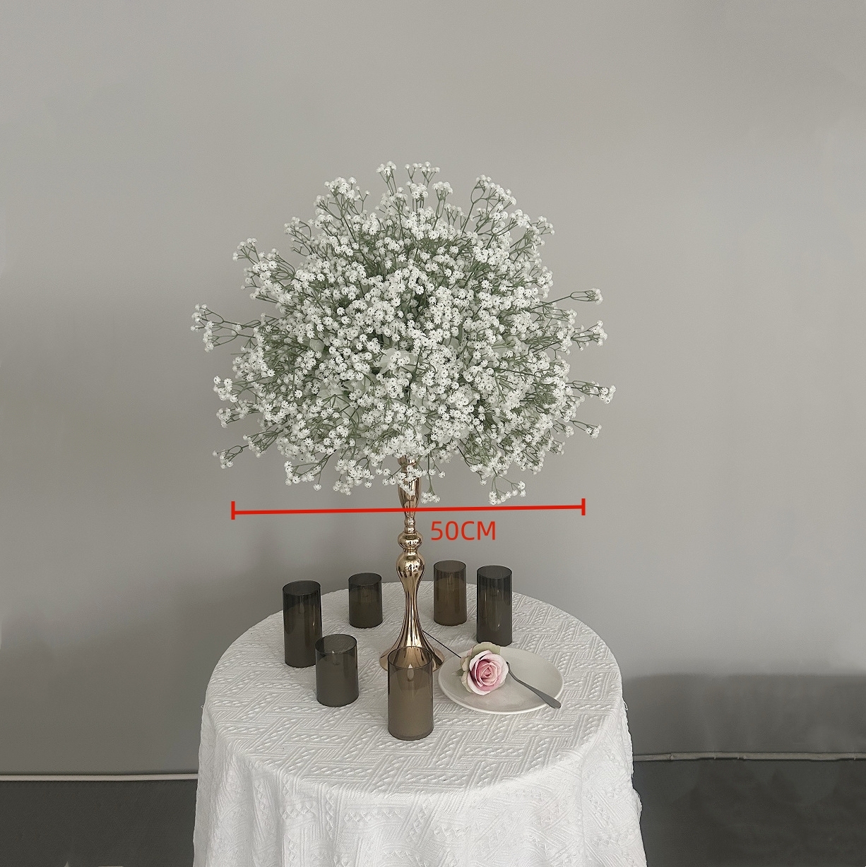 CP-075 Customized Wedding flower ball Silk Artificial Flowers Gate Wedding flower ball Backdrop For Wedding Decoration