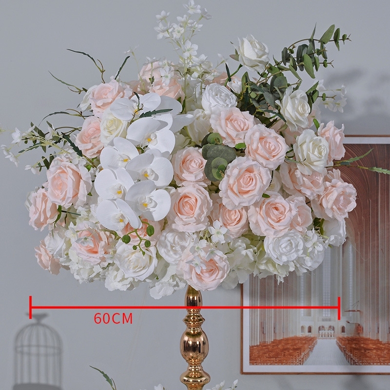 CP-072 Customized Wedding flower ball Silk Artificial Flowers Gate Wedding flower ball Backdrop For Wedding Decoration