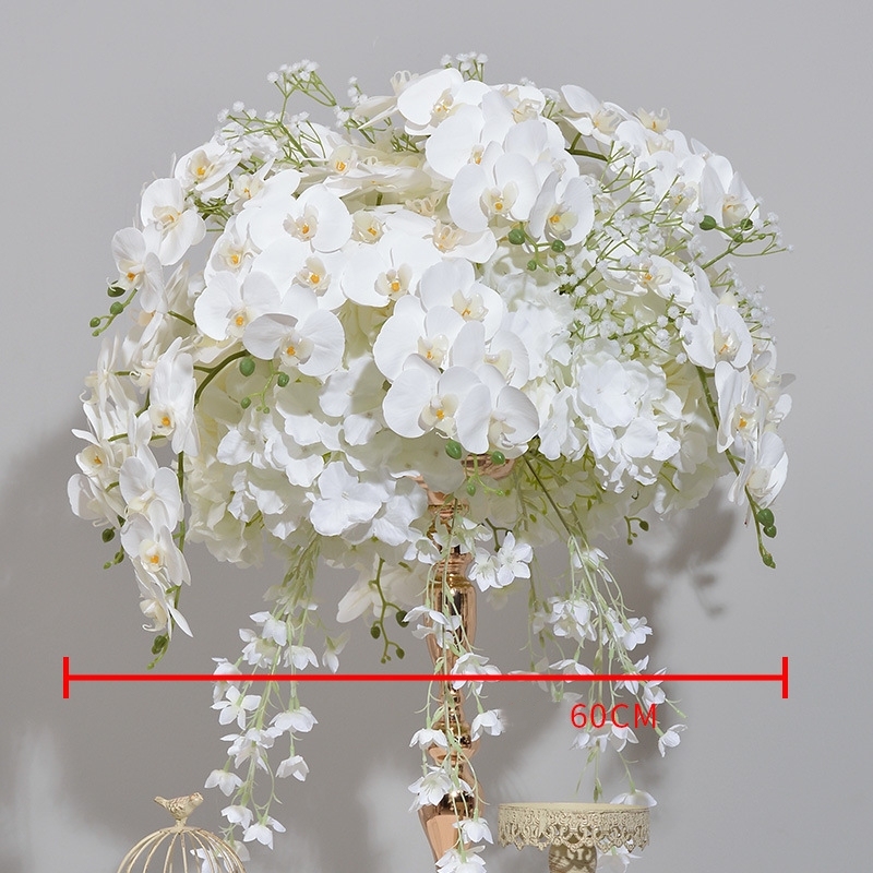 CP-073 Customized Wedding flower ball Silk Artificial Flowers Gate Wedding flower ball Backdrop For Wedding Decoration
