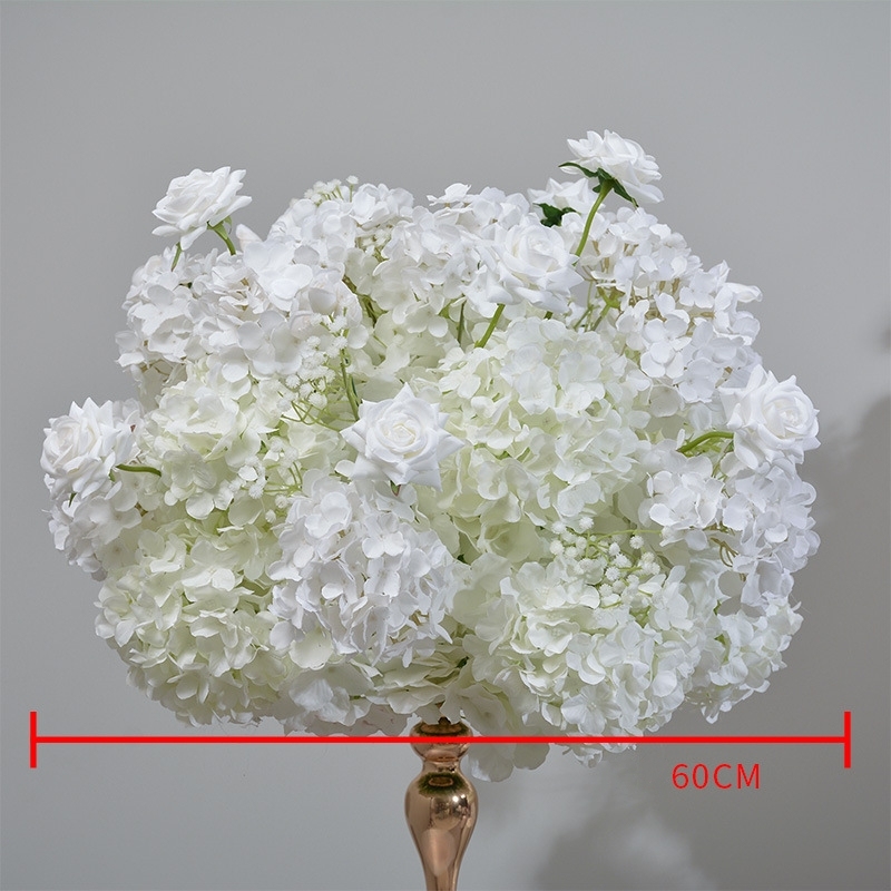 CP-074 Customized Wedding flower ball Silk Artificial Flowers Gate Wedding flower ball Backdrop For Wedding Decoration