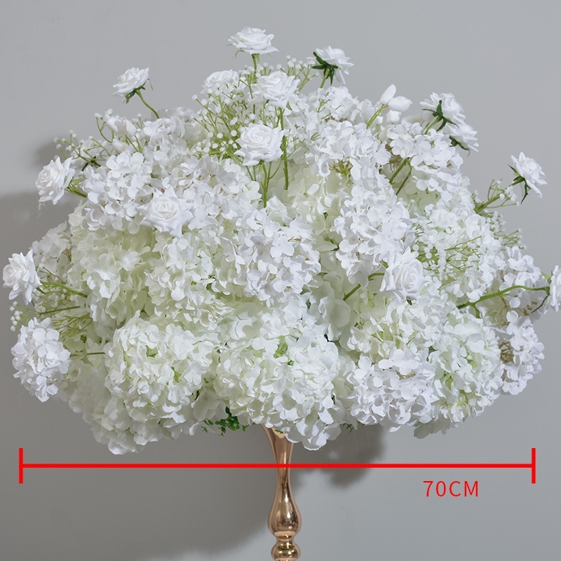CP-074 Customized Wedding flower ball Silk Artificial Flowers Gate Wedding flower ball Backdrop For Wedding Decoration