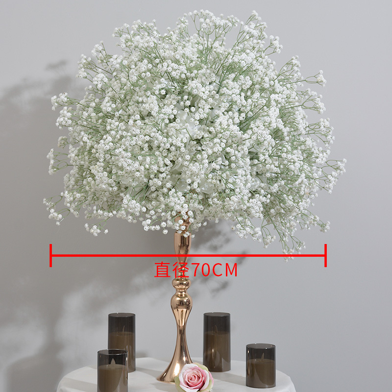 CP-075 Customized Wedding flower ball Silk Artificial Flowers Gate Wedding flower ball Backdrop For Wedding Decoration