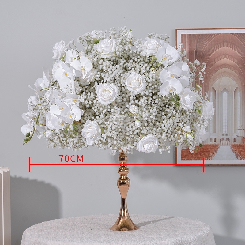 CP-070-1 Customized Babysbreath Wedding flower ball Silk Artificial Flowers Gate Wedding flower ball Backdrop For Wedding Decoration