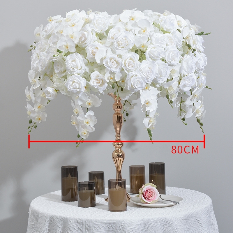 CP-076 Customized Wedding flower ball Silk Artificial Flowers Gate Wedding flower ball Backdrop For Wedding Decoration