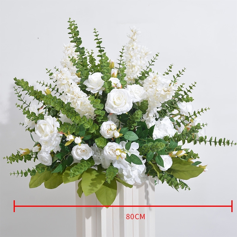 CP-079 Customized Wedding flower ball Silk Artificial Flowers Gate Wedding flower ball Backdrop For Wedding Decoration
