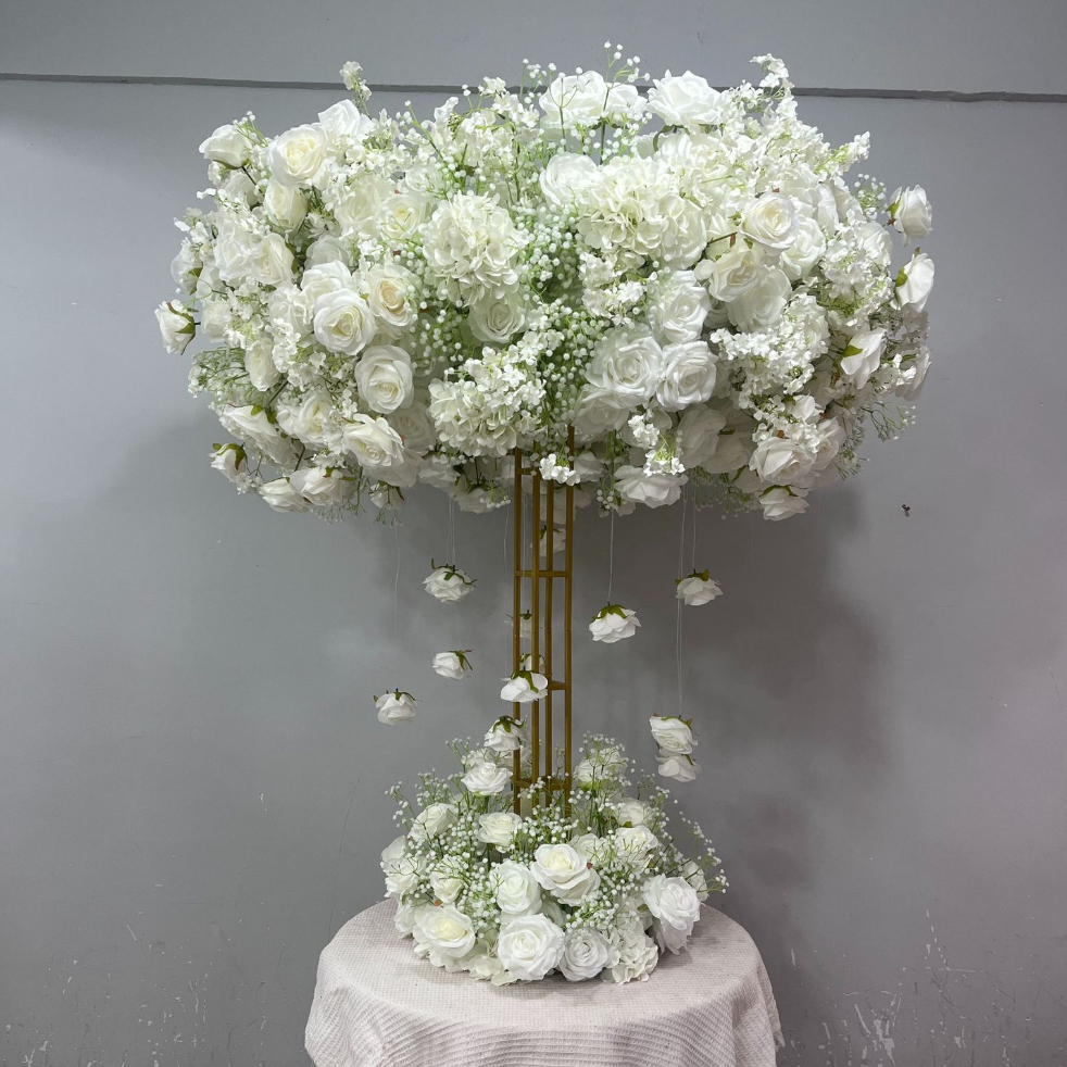 CP-088 Wedding Table Centerpiece Rose Flower ball Wedding Flowers Wedding Arrangement Decoration Customized Flower Ball Table Runner
