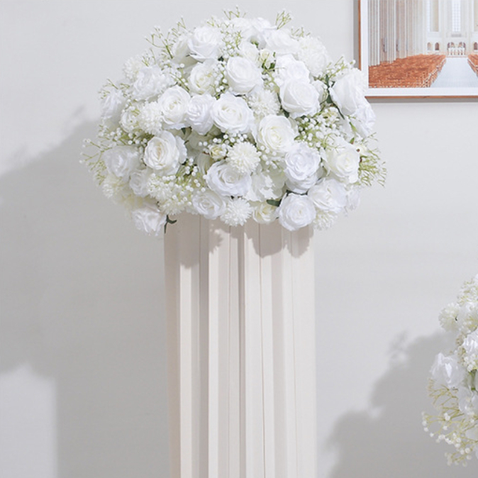 CP-083 Customized Wedding flower ball Silk Artificial Flowers Gate Wedding flower ball Backdrop For Wedding Entrance Decoration