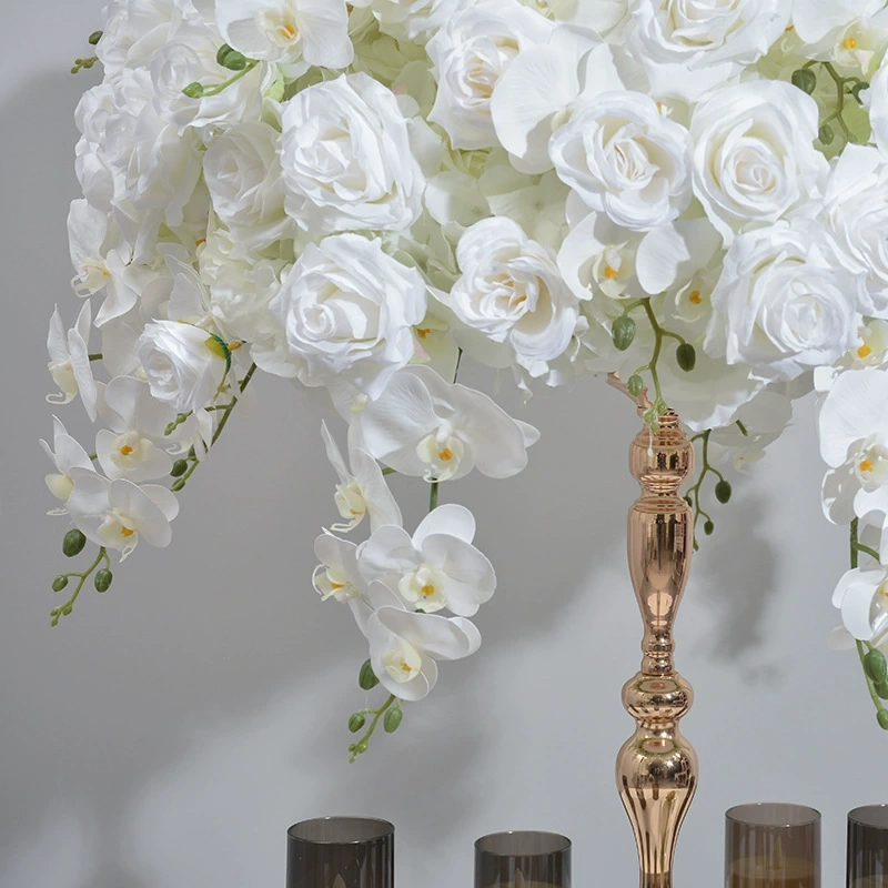 CP-076 Customized Wedding flower ball Silk Artificial Flowers Gate Wedding flower ball Backdrop For Wedding Decoration