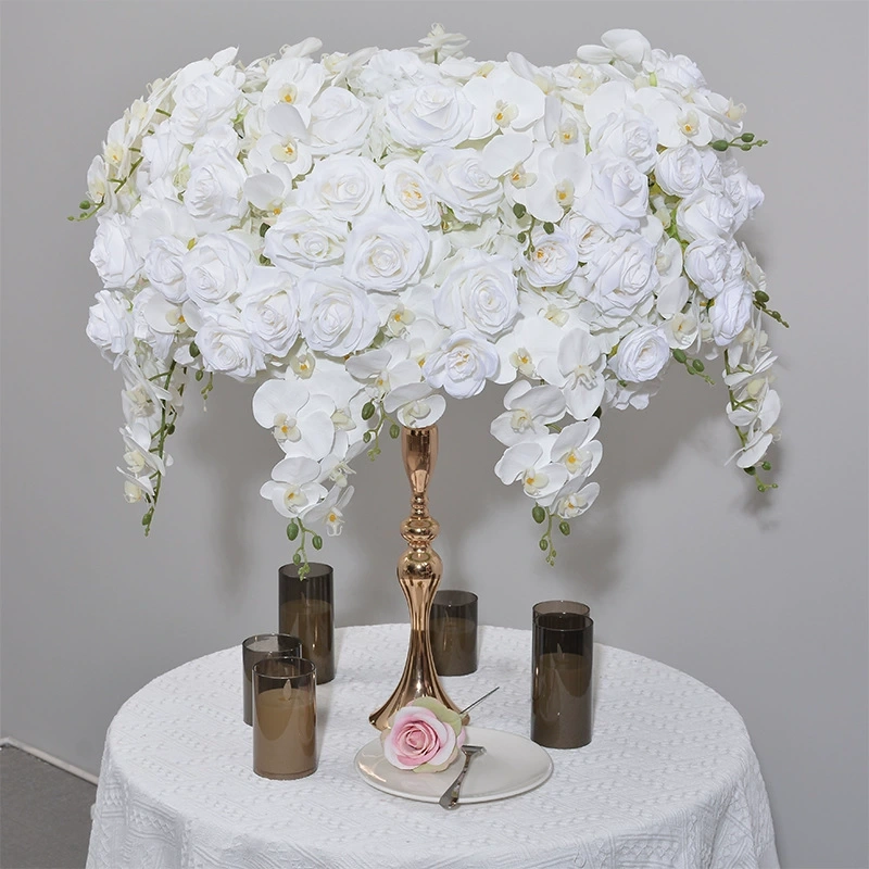CP-076 Customized Wedding flower ball Silk Artificial Flowers Gate Wedding flower ball Backdrop For Wedding Decoration