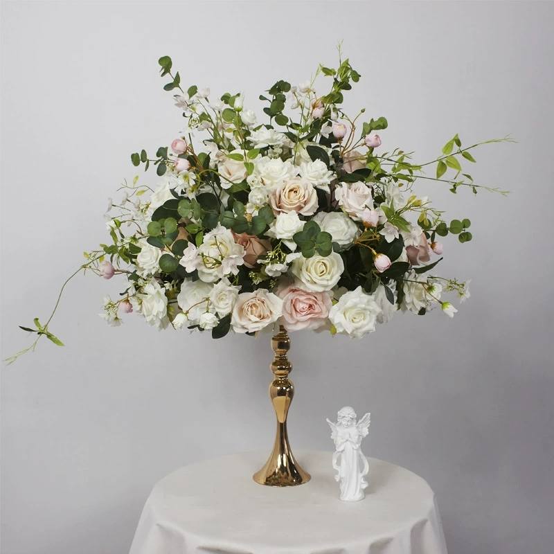 CP-087 Wedding Table Centerpiece Rose Flower ball Wedding Flowers Wedding Arrangement Decoration Customized Flower Ball Table Runner