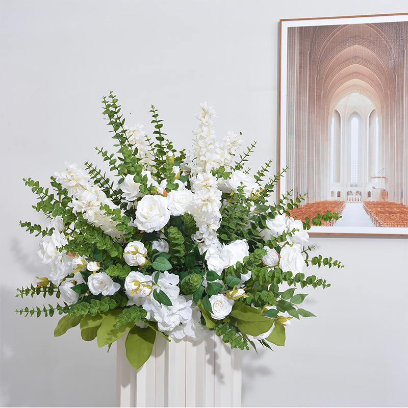 CP-079 Customized Wedding flower ball Silk Artificial Flowers Gate Wedding flower ball Backdrop For Wedding Decoration