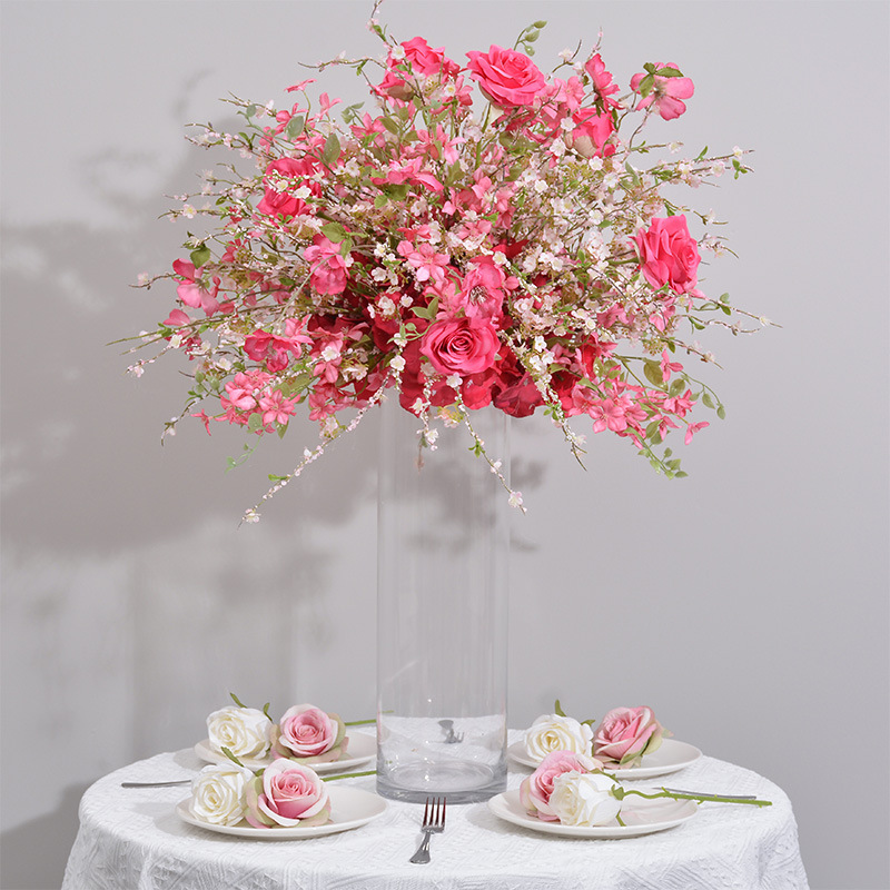 CP-086-1 Wedding Table Centerpiece Rose Flower ball Wedding Flowers Wedding Arrangement Decoration Customized Flower Ball Table Runner