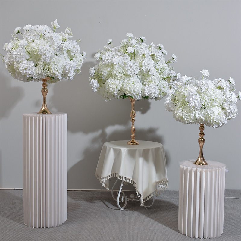 CP-074 Customized Wedding flower ball Silk Artificial Flowers Gate Wedding flower ball Backdrop For Wedding Decoration