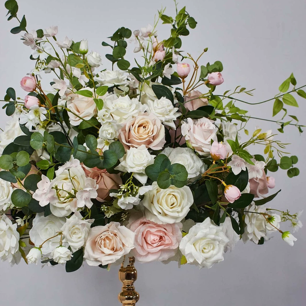 CP-087 Wedding Table Centerpiece Rose Flower ball Wedding Flowers Wedding Arrangement Decoration Customized Flower Ball Table Runner