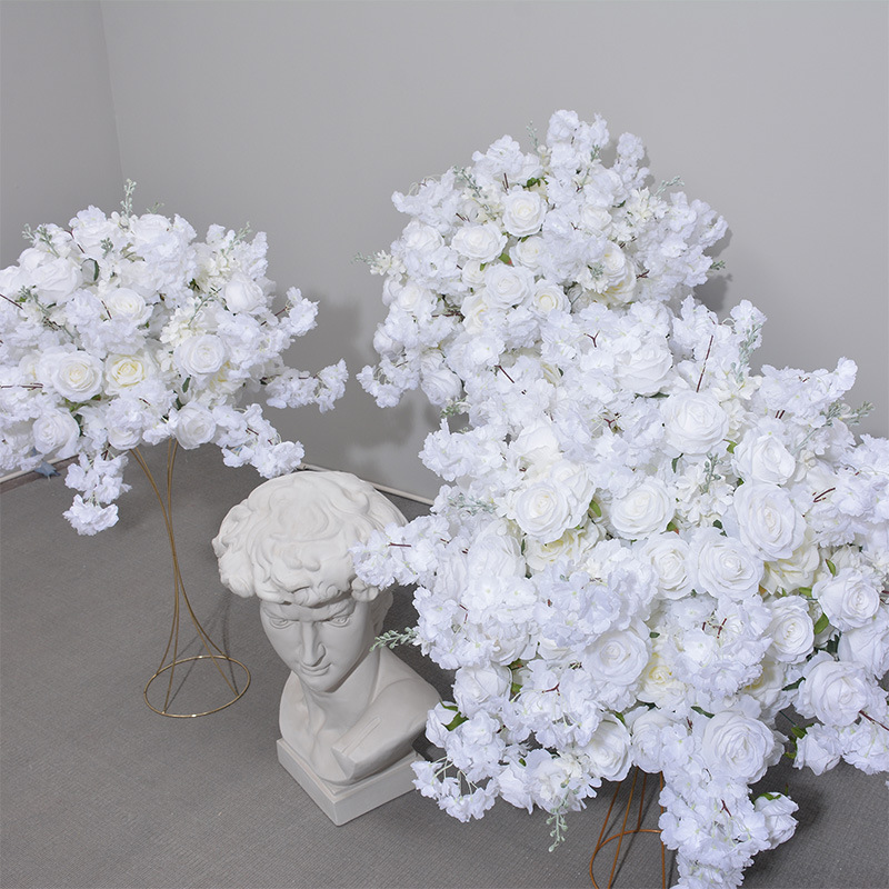 CP-078 Customized Wedding flower ball Silk Artificial Flowers Gate Wedding flower ball Backdrop For Wedding Decoration