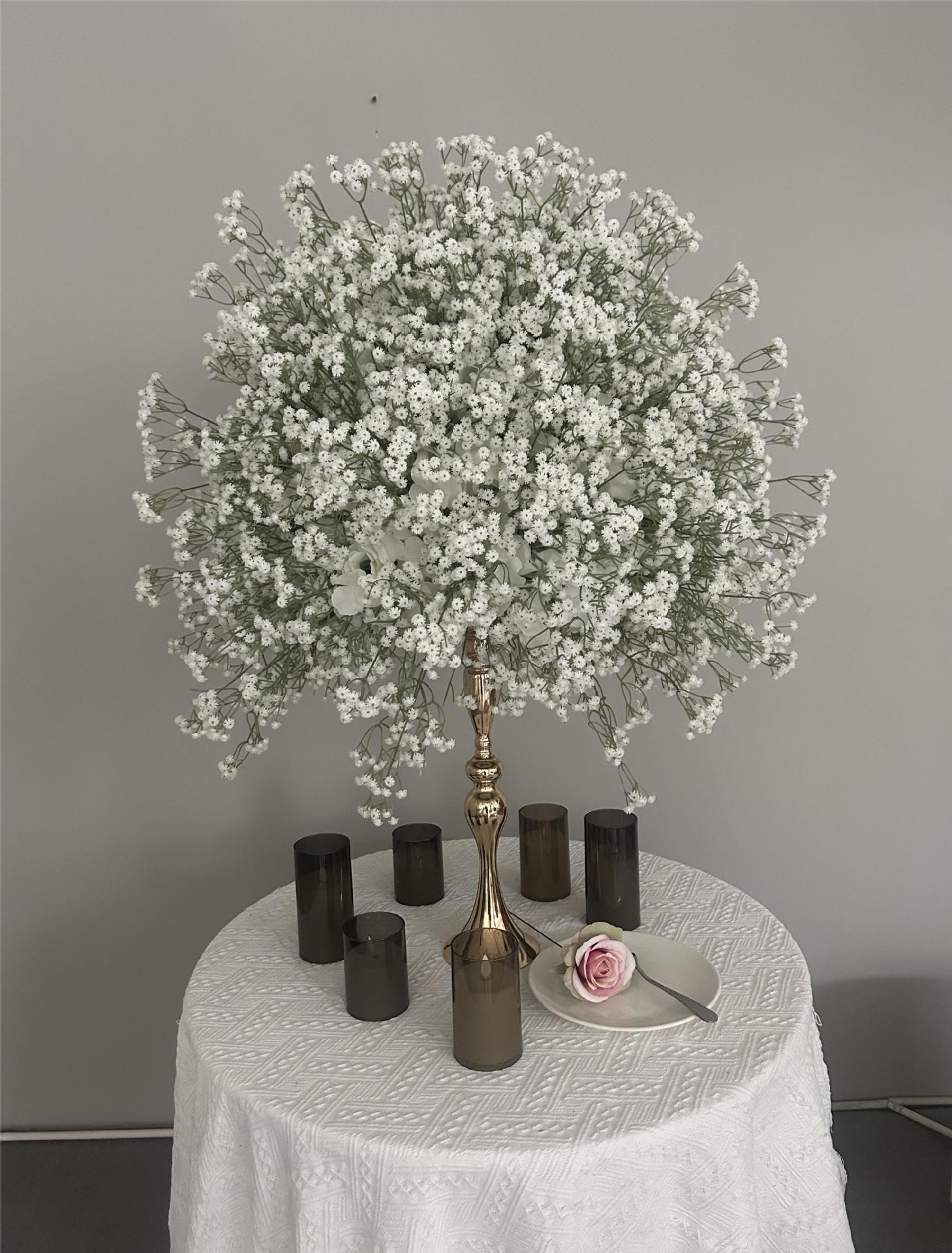 CP-075 Customized Wedding flower ball Silk Artificial Flowers Gate Wedding flower ball Backdrop For Wedding Decoration