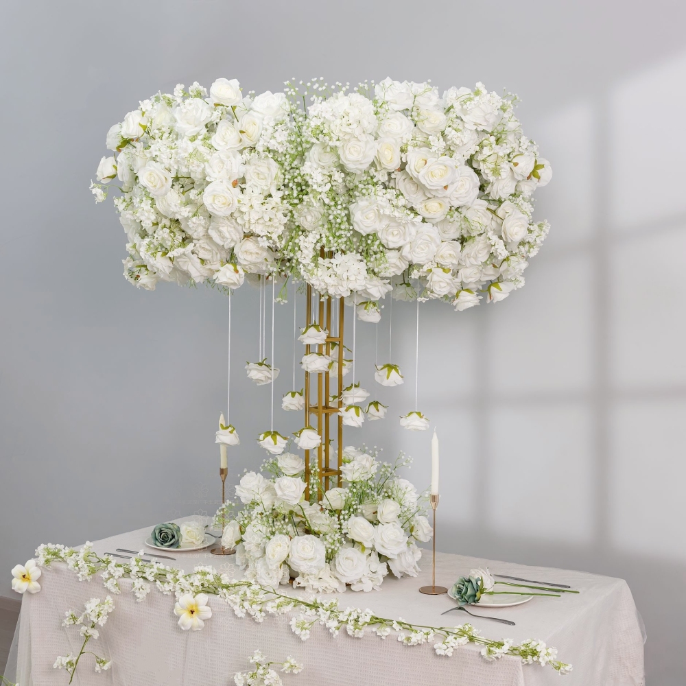 CP-088 Wedding Table Centerpiece Rose Flower ball Wedding Flowers Wedding Arrangement Decoration Customized Flower Ball Table Runner
