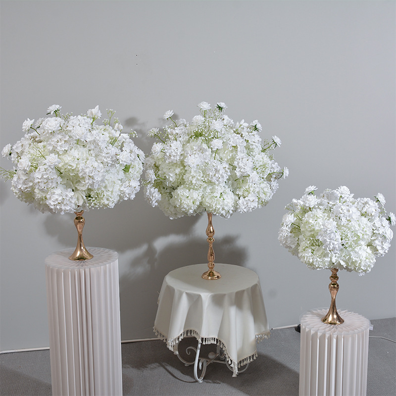 CP-074 Customized Wedding flower ball Silk Artificial Flowers Gate Wedding flower ball Backdrop For Wedding Decoration