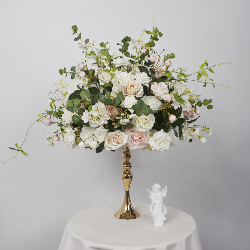 CP-087 Wedding Table Centerpiece Rose Flower ball Wedding Flowers Wedding Arrangement Decoration Customized Flower Ball Table Runner