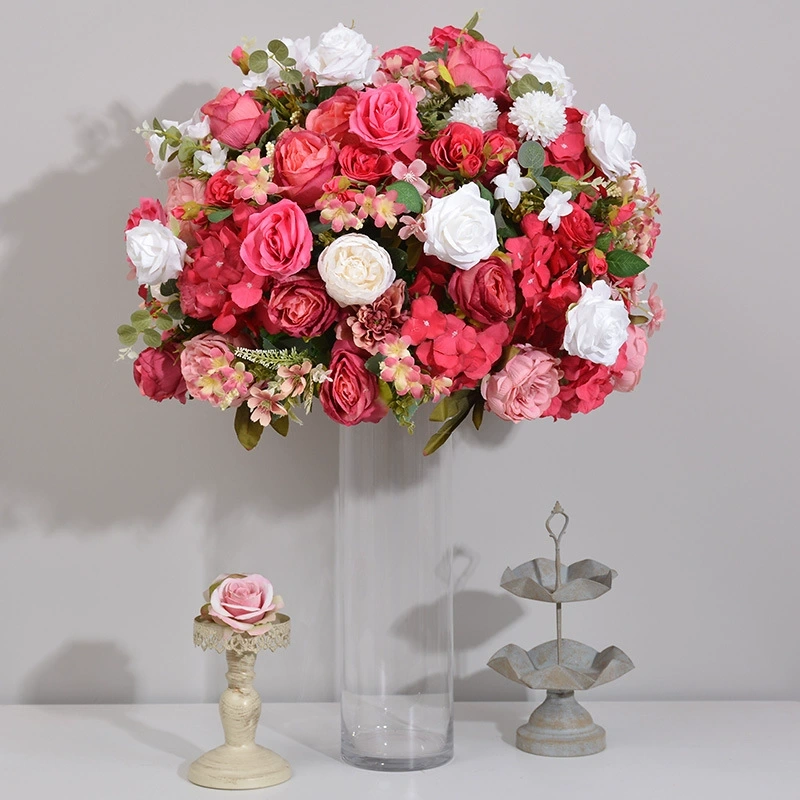 CP-077-3 Customized Wedding flower ball Silk Artificial Flowers Gate Wedding flower ball Backdrop For Wedding Decoration