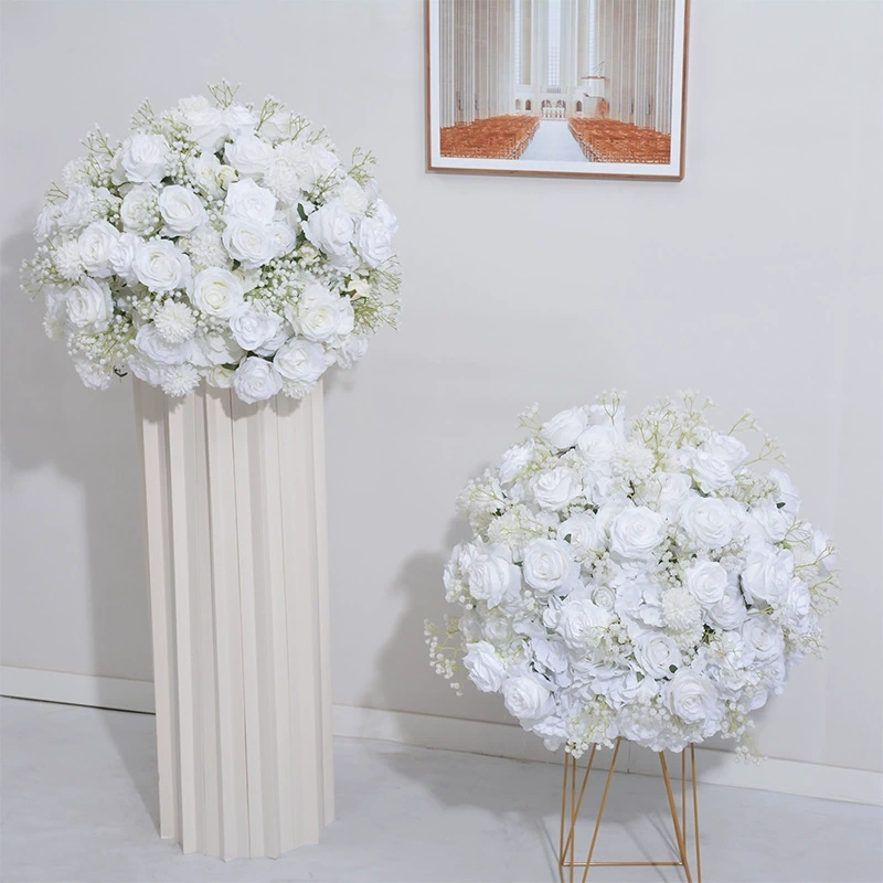 CP-083 Customized Wedding flower ball Silk Artificial Flowers Gate Wedding flower ball Backdrop For Wedding Entrance Decoration