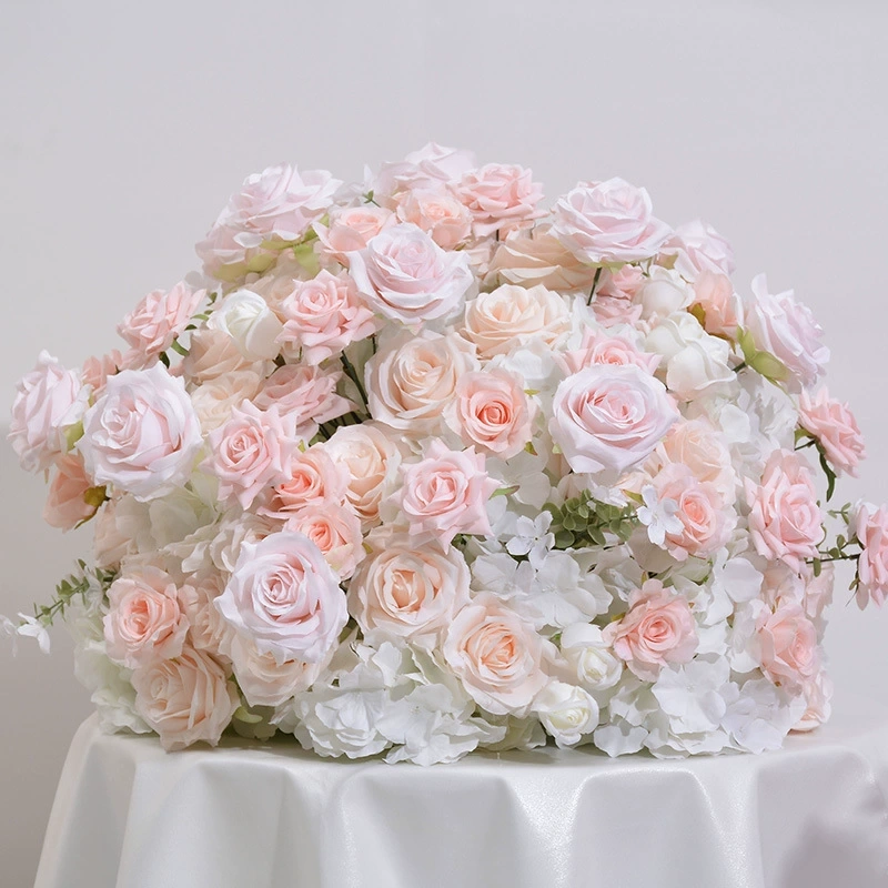 CP-085 Customized Wedding flower ball Silk Artificial Flowers Gate Wedding flower ball Backdrop For Wedding Entrance Decoration