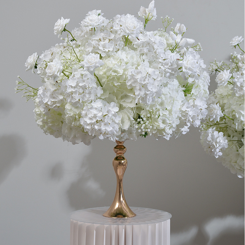 CP-074 Customized Wedding flower ball Silk Artificial Flowers Gate Wedding flower ball Backdrop For Wedding Decoration