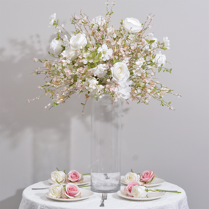 CP-086-1 Wedding Table Centerpiece Rose Flower ball Wedding Flowers Wedding Arrangement Decoration Customized Flower Ball Table Runner