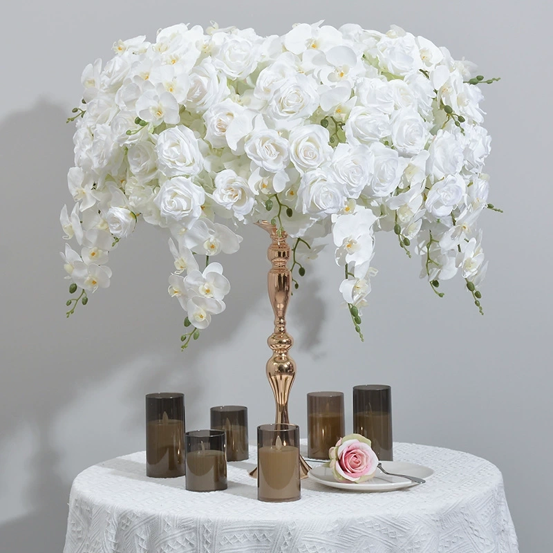 CP-076 Customized Wedding flower ball Silk Artificial Flowers Gate Wedding flower ball Backdrop For Wedding Decoration