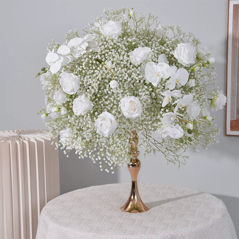 CP-070-1 Customized Babysbreath Wedding flower ball Silk Artificial Flowers Gate Wedding flower ball Backdrop For Wedding Decoration