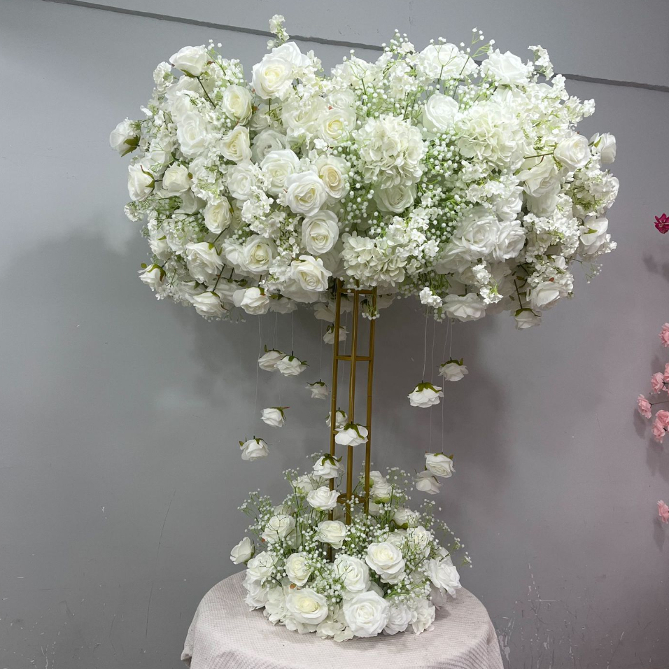 CP-088 Wedding Table Centerpiece Rose Flower ball Wedding Flowers Wedding Arrangement Decoration Customized Flower Ball Table Runner