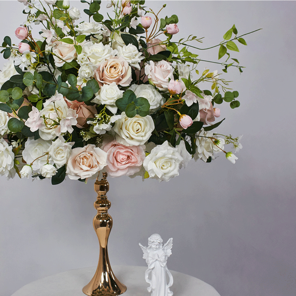 CP-087 Wedding Table Centerpiece Rose Flower ball Wedding Flowers Wedding Arrangement Decoration Customized Flower Ball Table Runner