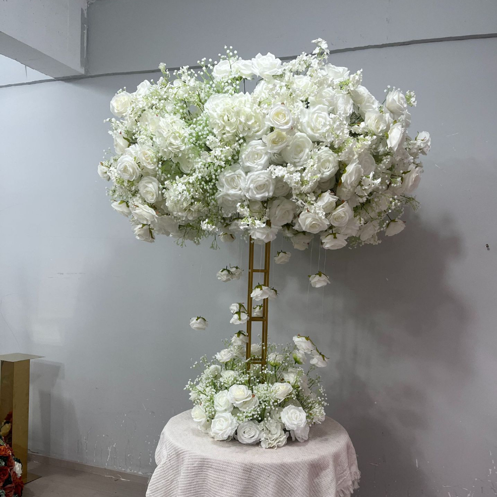 CP-088 Wedding Table Centerpiece Rose Flower ball Wedding Flowers Wedding Arrangement Decoration Customized Flower Ball Table Runner