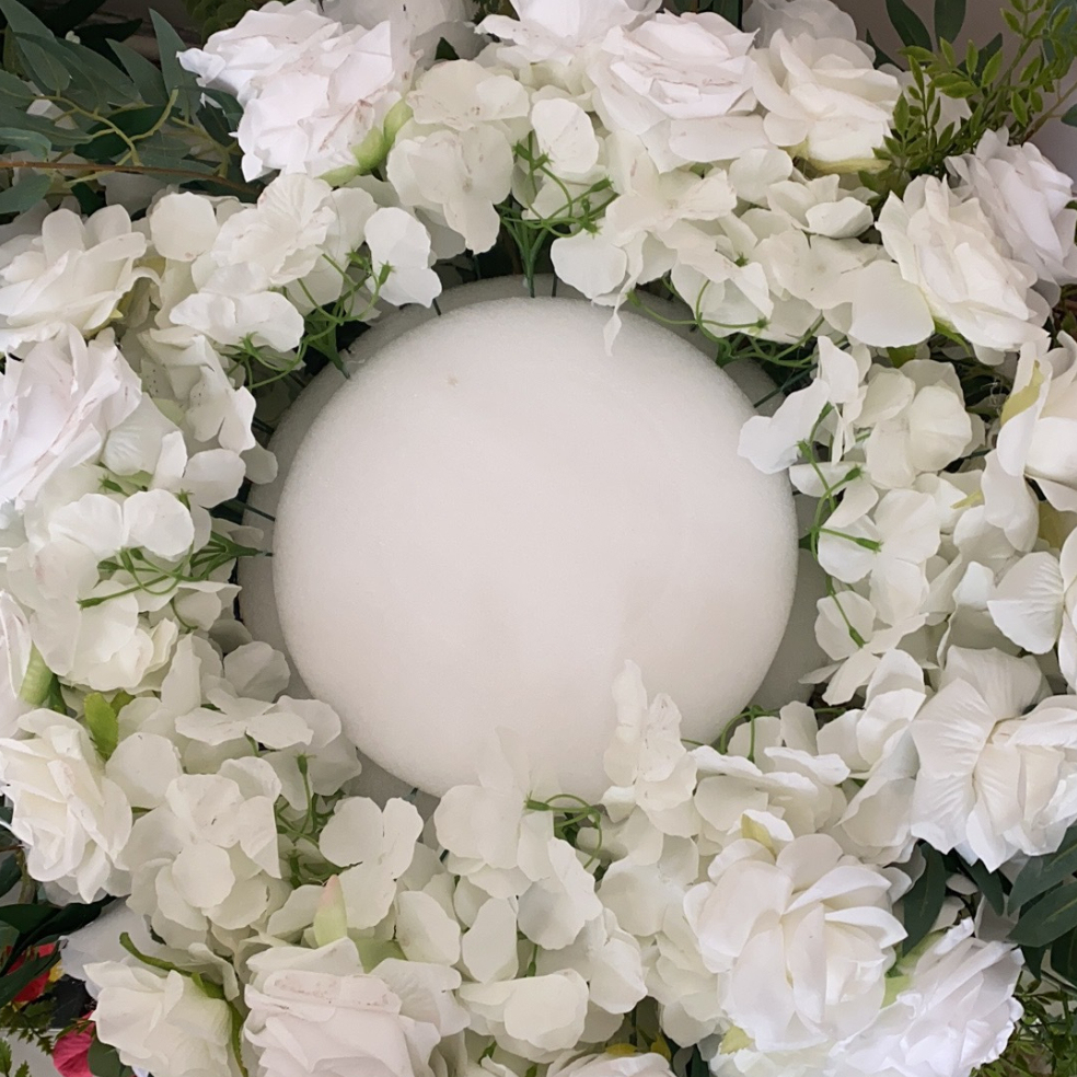 CP-085 Customized Wedding flower ball Silk Artificial Flowers Gate Wedding flower ball Backdrop For Wedding Entrance Decoration