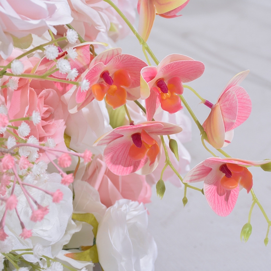 CP-084-1 Wedding Table Centerpiece Rose Flower ball Wedding Flowers Wedding Arrangement Decoration Customized Flower Ball Table Runner