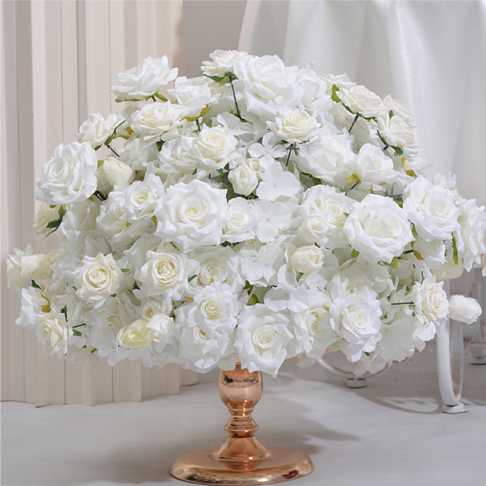 CP-085 Customized Wedding flower ball Silk Artificial Flowers Gate Wedding flower ball Backdrop For Wedding Entrance Decoration