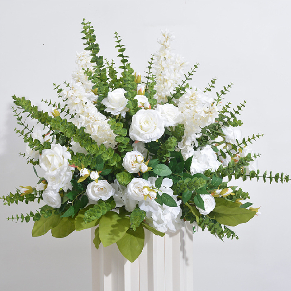 CP-079 Customized Wedding flower ball Silk Artificial Flowers Gate Wedding flower ball Backdrop For Wedding Decoration