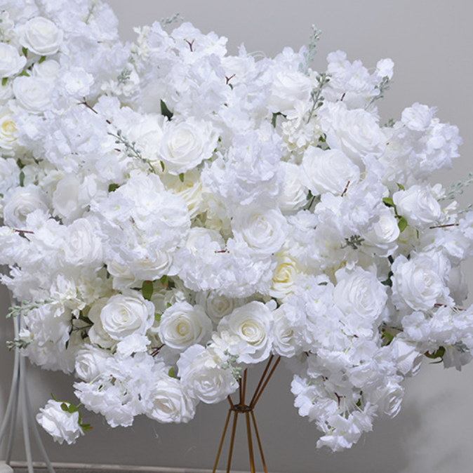 CP-078 Customized Wedding flower ball Silk Artificial Flowers Gate Wedding flower ball Backdrop For Wedding Decoration