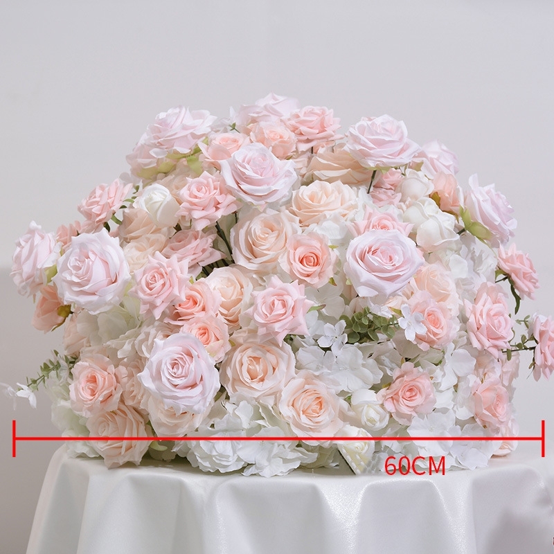 CP-085 Customized Wedding flower ball Silk Artificial Flowers Gate Wedding flower ball Backdrop For Wedding Entrance Decoration
