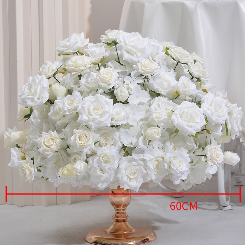 CP-085 Customized Wedding flower ball Silk Artificial Flowers Gate Wedding flower ball Backdrop For Wedding Entrance Decoration