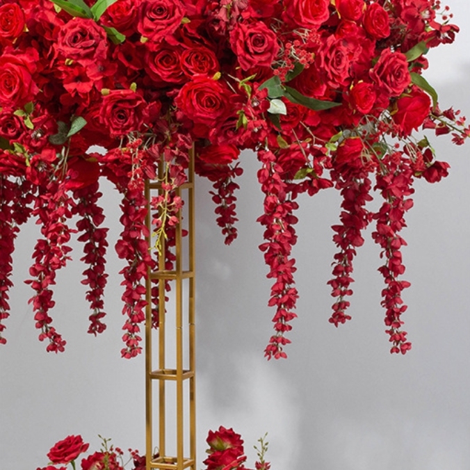 CP-089-1 Wedding Table Centerpiece Rose Flower ball Wedding Flowers Wedding Arrangement Decoration Customized Flower Ball Table Runner