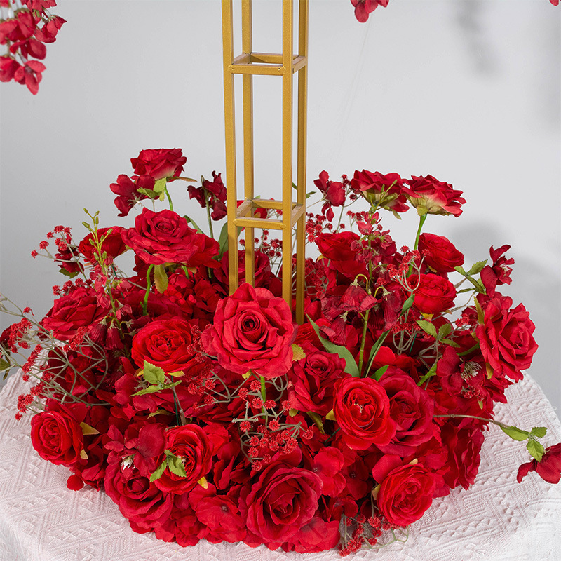 CP-089-1 Wedding Table Centerpiece Rose Flower ball Wedding Flowers Wedding Arrangement Decoration Customized Flower Ball Table Runner