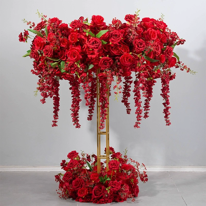 CP-089-1 Wedding Table Centerpiece Rose Flower ball Wedding Flowers Wedding Arrangement Decoration Customized Flower Ball Table Runner