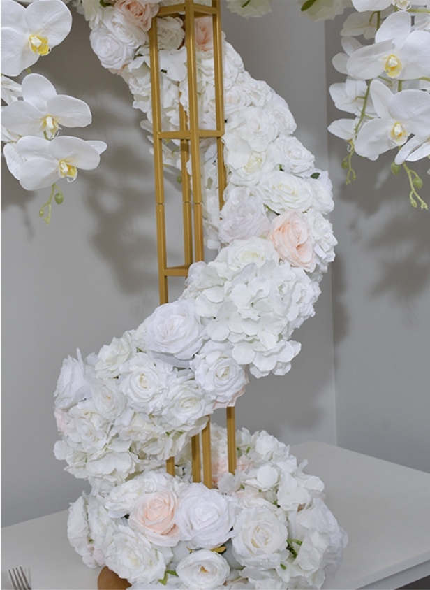 CP-090 Wedding Table Centerpiece Rose Flower ball Wedding Flowers Wedding Arrangement Decoration Customized Flower Ball Table Runner