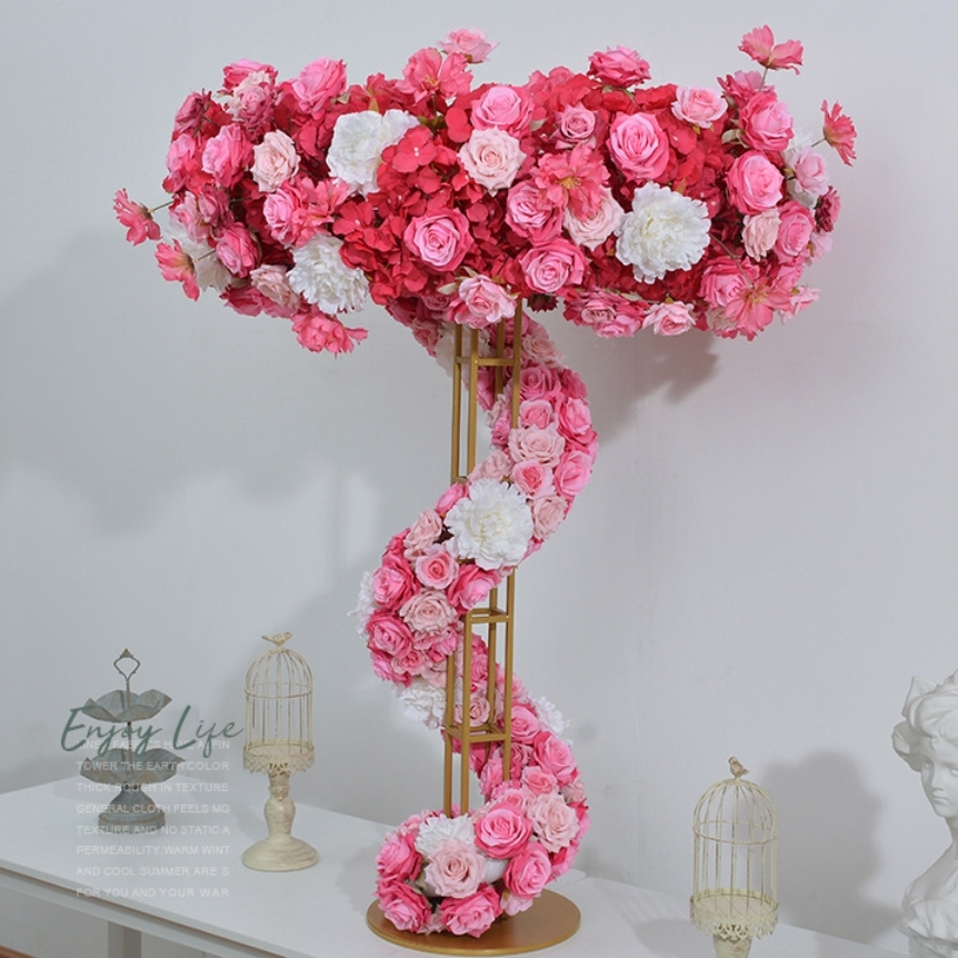 CP-092-1 Wedding Table Centerpiece Rose Flower ball Wedding Flowers Wedding Arrangement Decoration Customized Flower Ball Table Runner