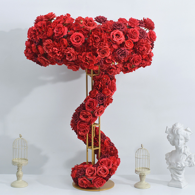 CP-092-1 Wedding Table Centerpiece Rose Flower ball Wedding Flowers Wedding Arrangement Decoration Customized Flower Ball Table Runner