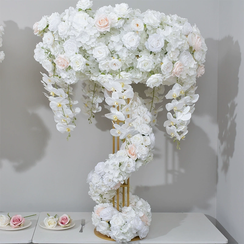 CP-090 Wedding Table Centerpiece Rose Flower ball Wedding Flowers Wedding Arrangement Decoration Customized Flower Ball Table Runner