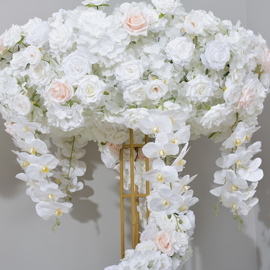 CP-090 Wedding Table Centerpiece Rose Flower ball Wedding Flowers Wedding Arrangement Decoration Customized Flower Ball Table Runner