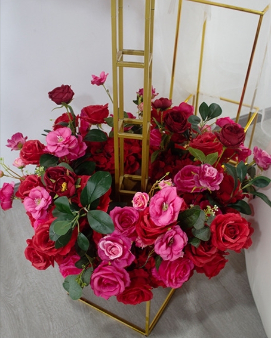 CP-094 Wedding Table Centerpiece Rose Flower ball Wedding Flowers Wedding Arrangement Decoration Customized Flower Ball Table Runner
