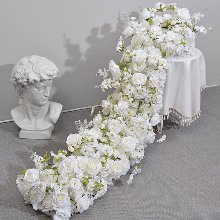 RN-024-1 Wedding Table Centerpiece Rose Flower ball Wedding Flowers Wedding Arrangement Decoration Customized Flower Ball Table Runner
